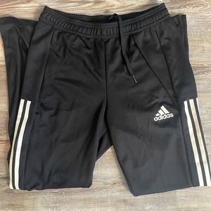 Adidas wide bottomed sweat pants
